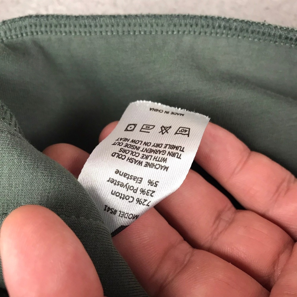 YoungLA Tux Track Jacket Mens M Sage Green Full Zip Mock Neck Activewear #541 - Picture 8 of 13